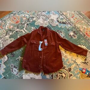 Men’s size large Burt orange corduroy  GAP NWT